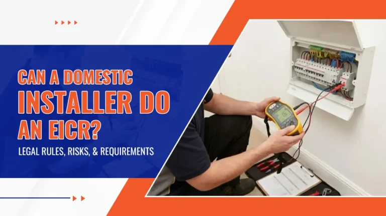 Can a Domestic Installer Do an EICR Legal Rules, Risks, and Requirements