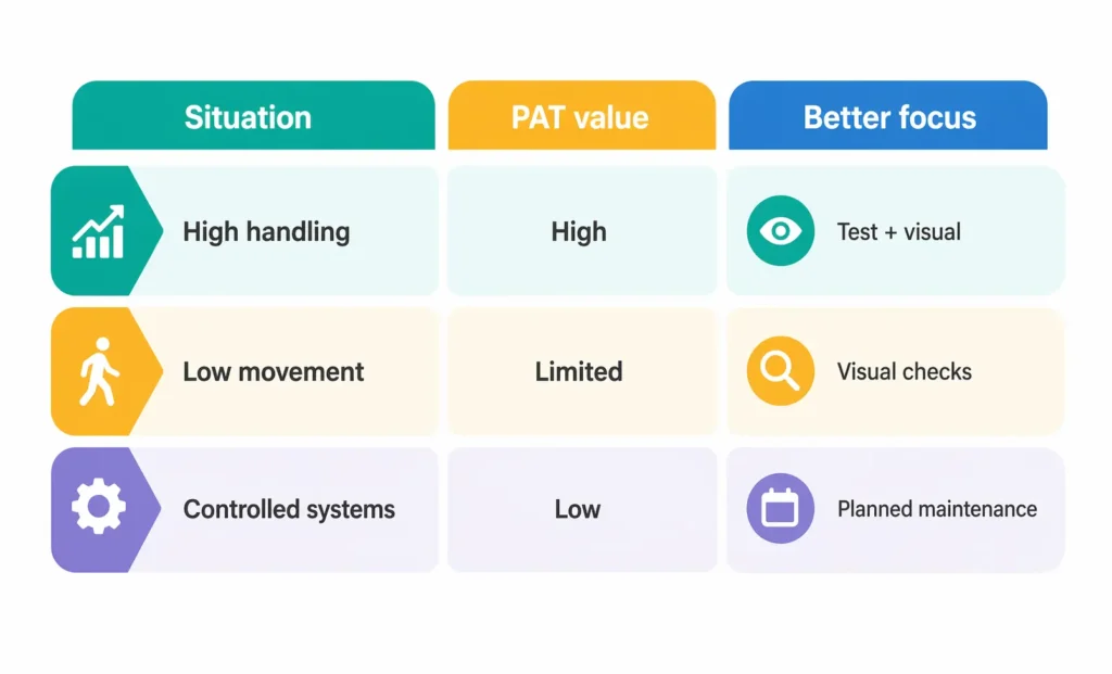 When Is PAT Testing Recommended (and When Isn’t It)?