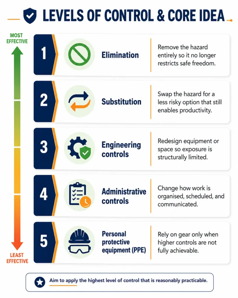 Apply the Hierarchy of Control to Reduce Risk