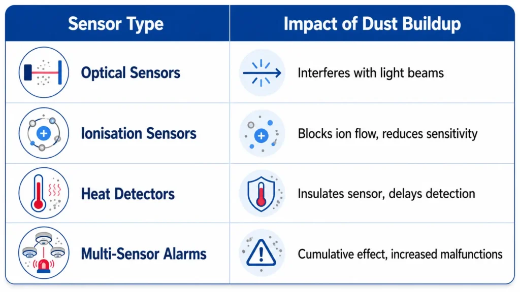 Why Does Dust Build Up Affect Fire Alarm Sensors